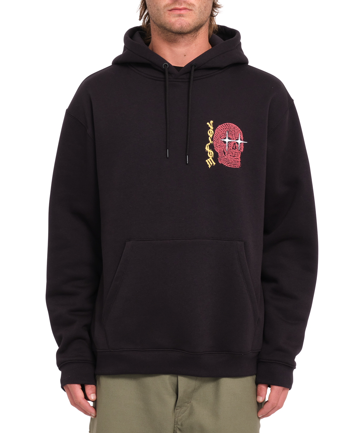 Felpa con cappuccio Volcom Noder - Nero