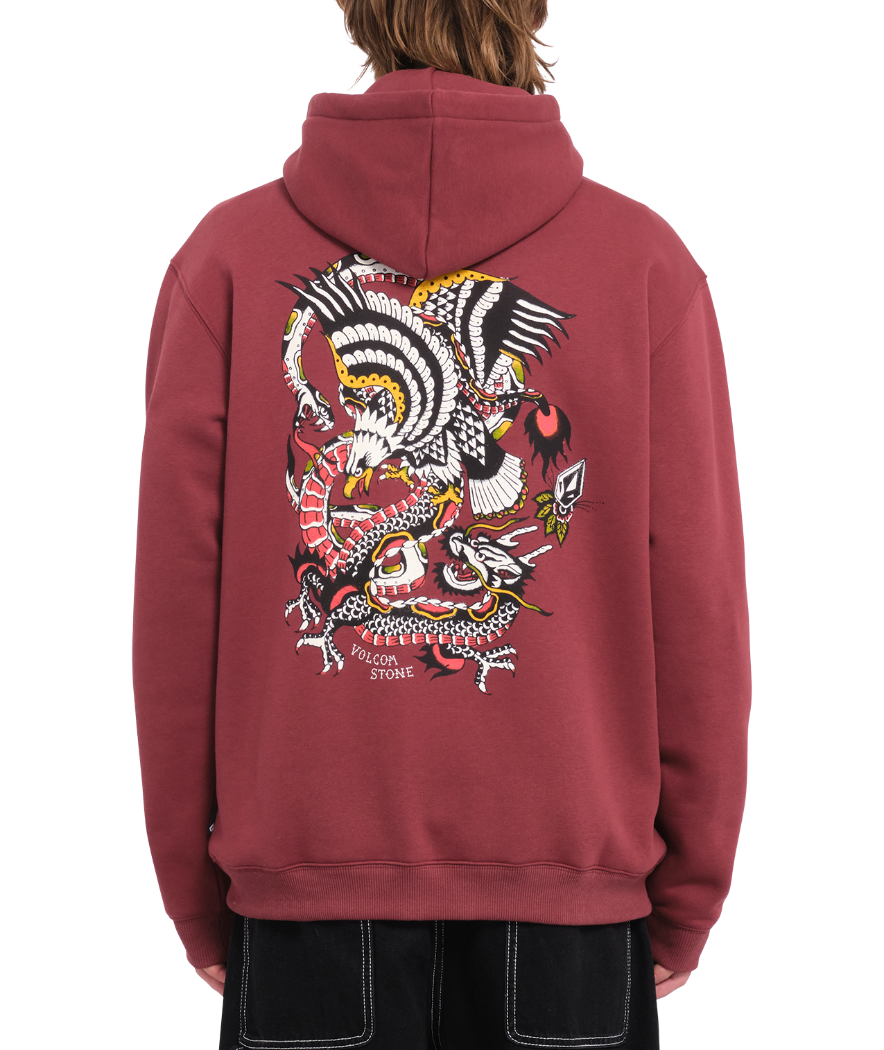 Volcom Lintell Classic Hoodie - Merlot