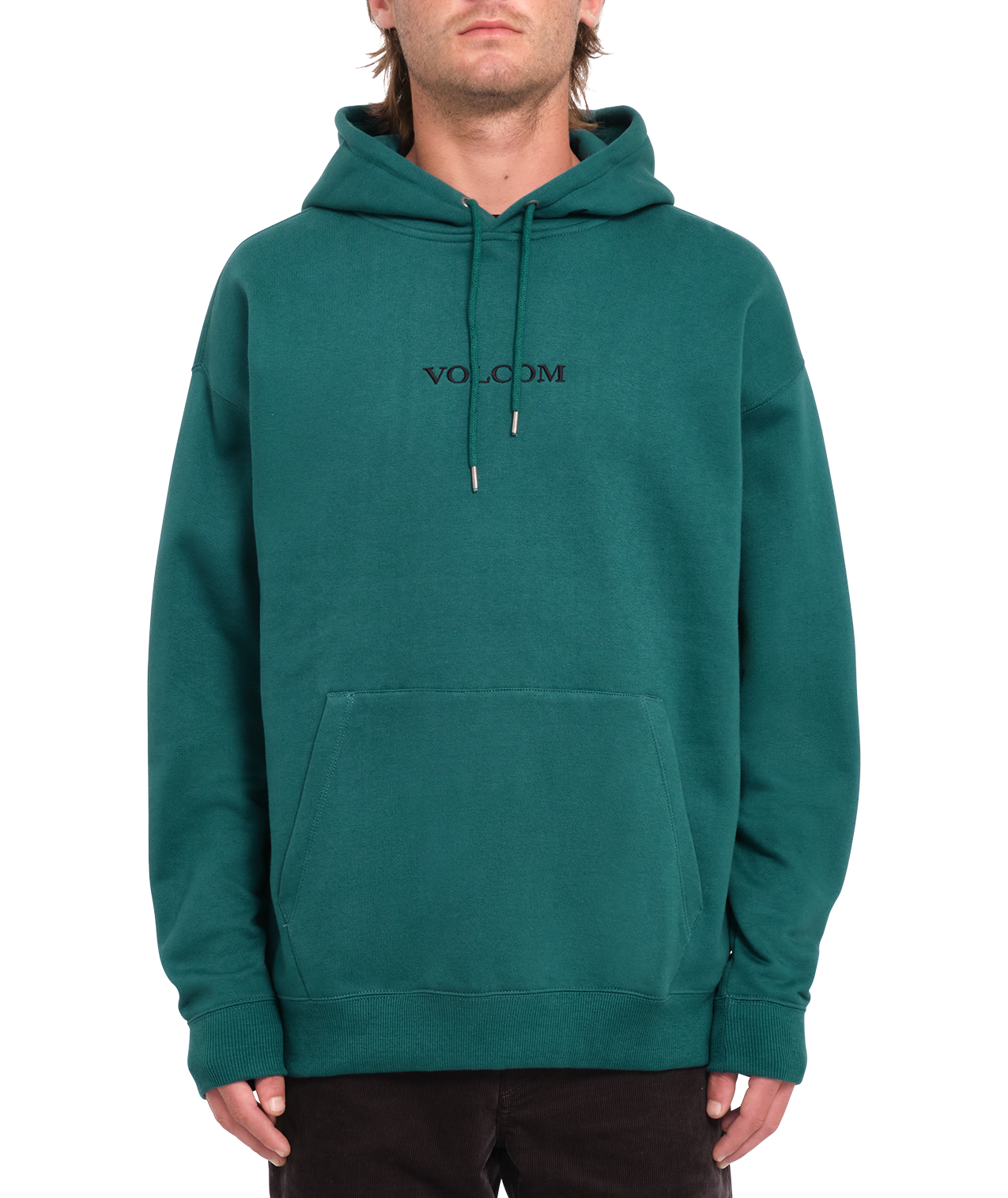 Felpa con cappuccio Volcom Volcom Stone Fleece - Evergreen