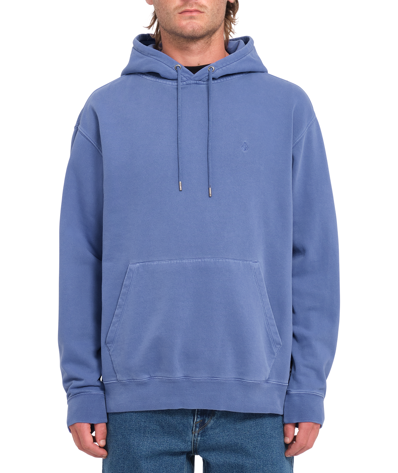 Felpa con cappuccio Volcom Single Stone Pw - Ballpoint Blue
