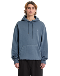 Volcom Single Stone Pw Hoodie - Blue Wash
