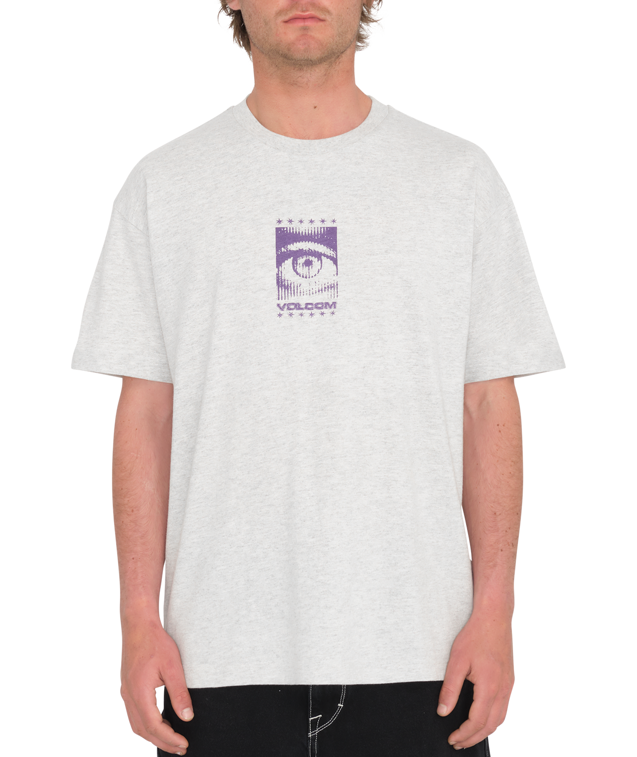 T-shirt à manches courtes Volcom Primed - Bone Heather