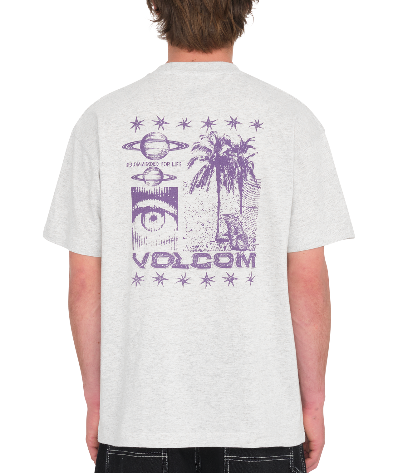 Volcom Primed Short Sleeve T-Shirt - Bone Heather