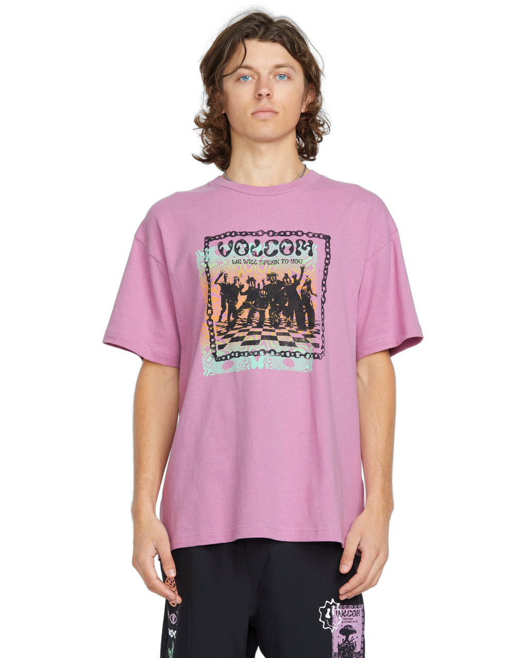 T-shirt de manga curta Volcom Fa F Rygalski - Roxo Aço