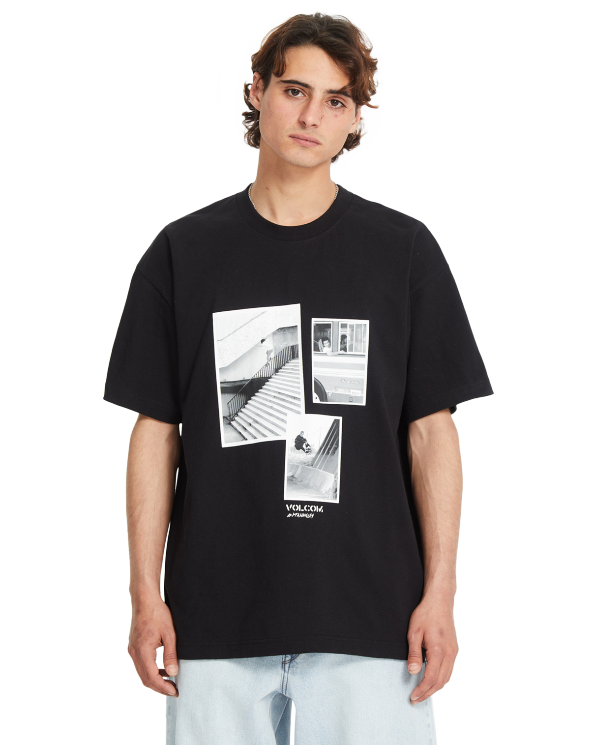 Volcom Pfanngles Short Sleeve T-Shirt - Black