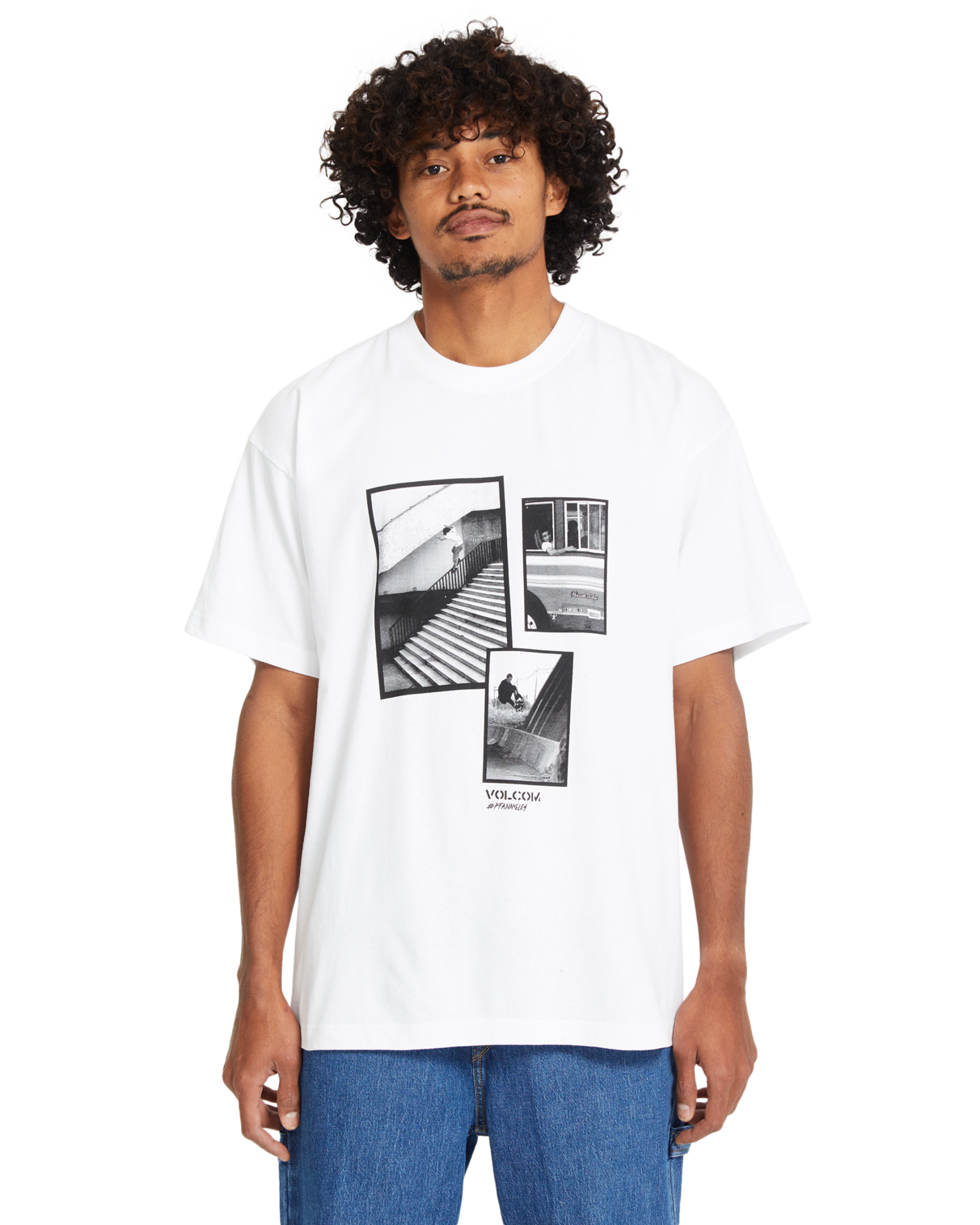 Volcom Pfanngles Short Sleeve T-Shirt - White
