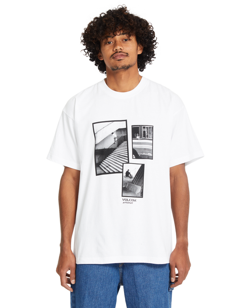 Volcom Pfanngles Short Sleeve T-Shirt - White