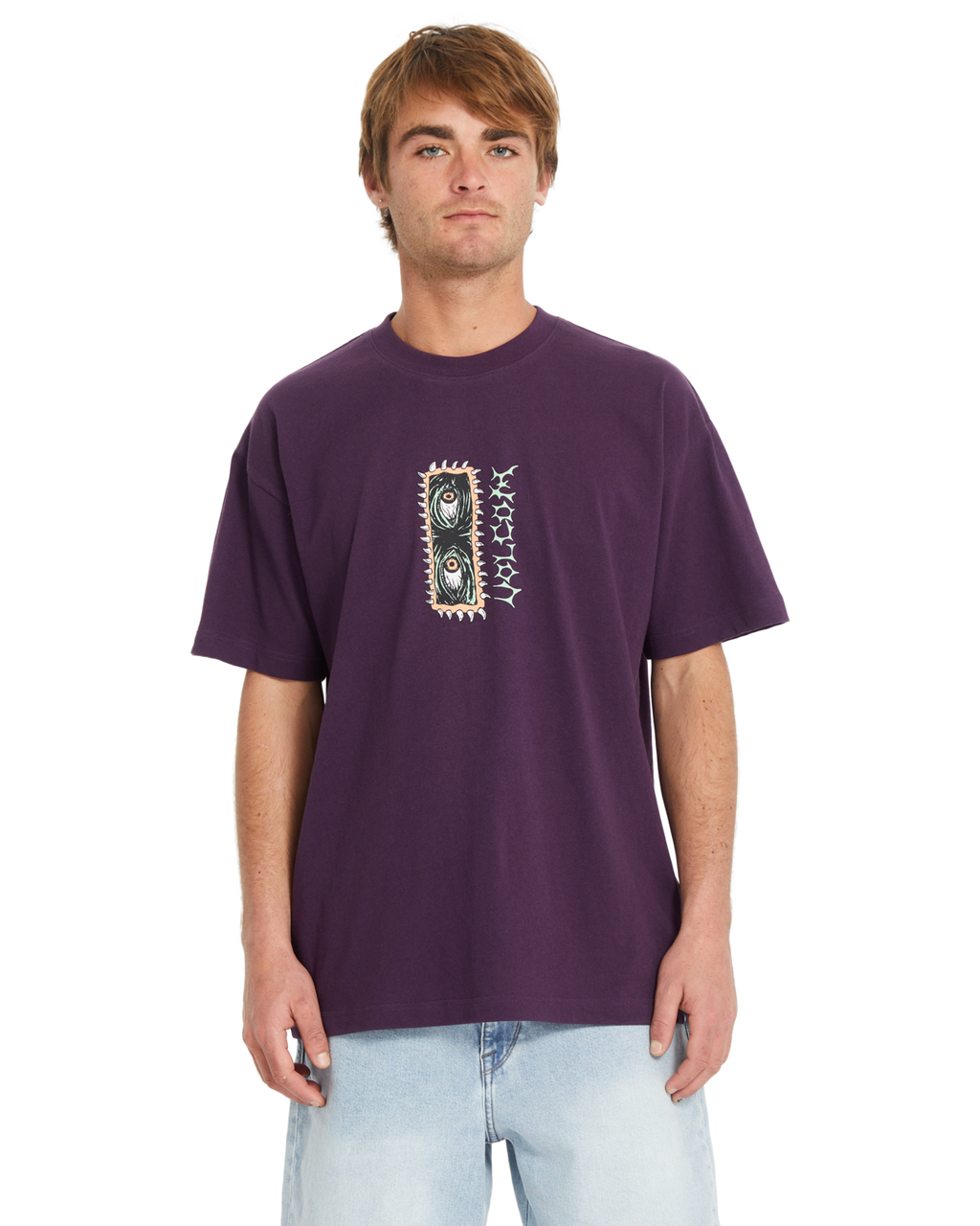 T-shirt de manga curta Volcom Eye Rust - Grape Royale
