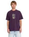 Kurzarm-T-Shirt Volcom Eye Rust - Grape Royale