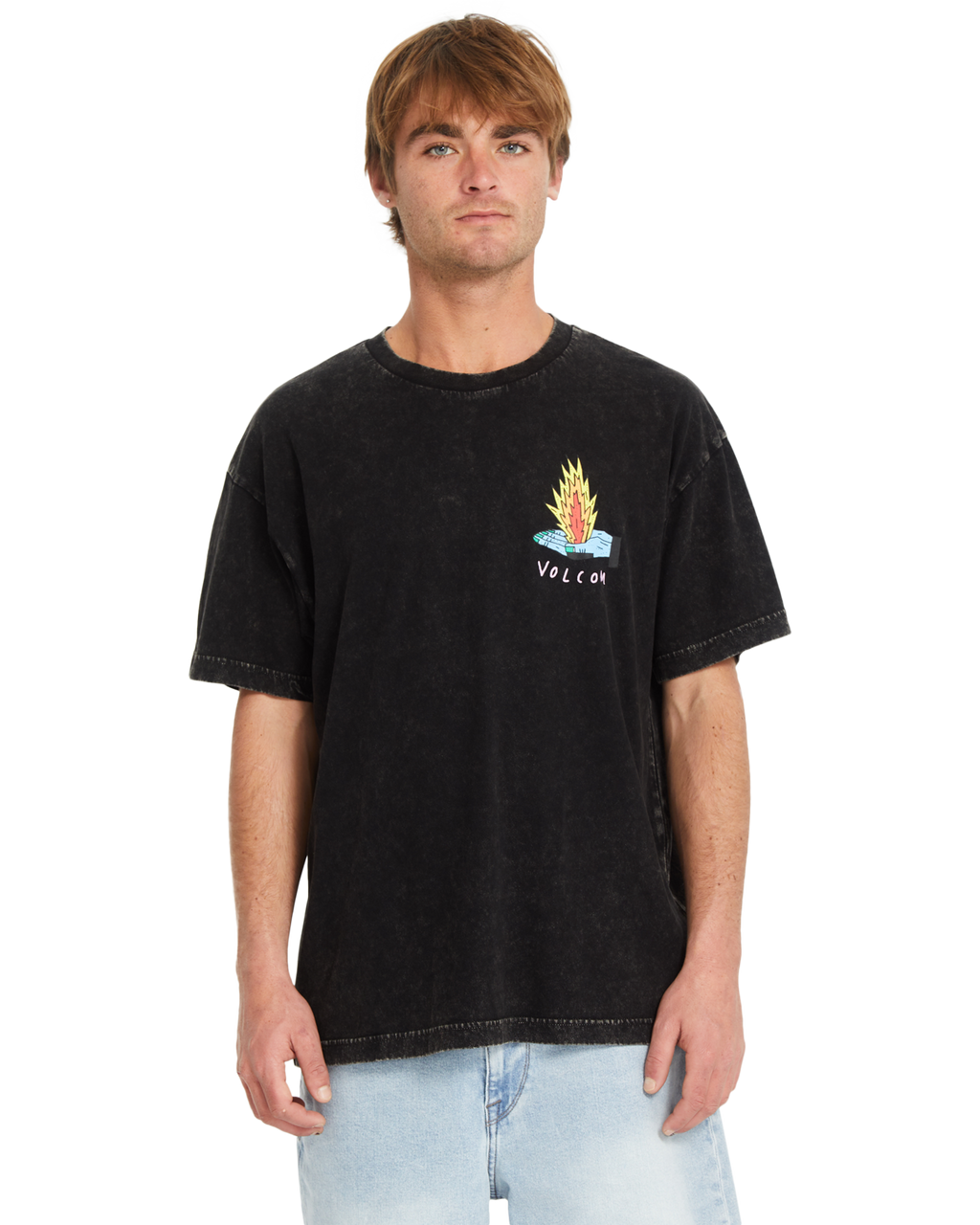 Volcom Bob Mollema 1 LSE camiseta manga corta hombre | LIGHT ACID BLACK