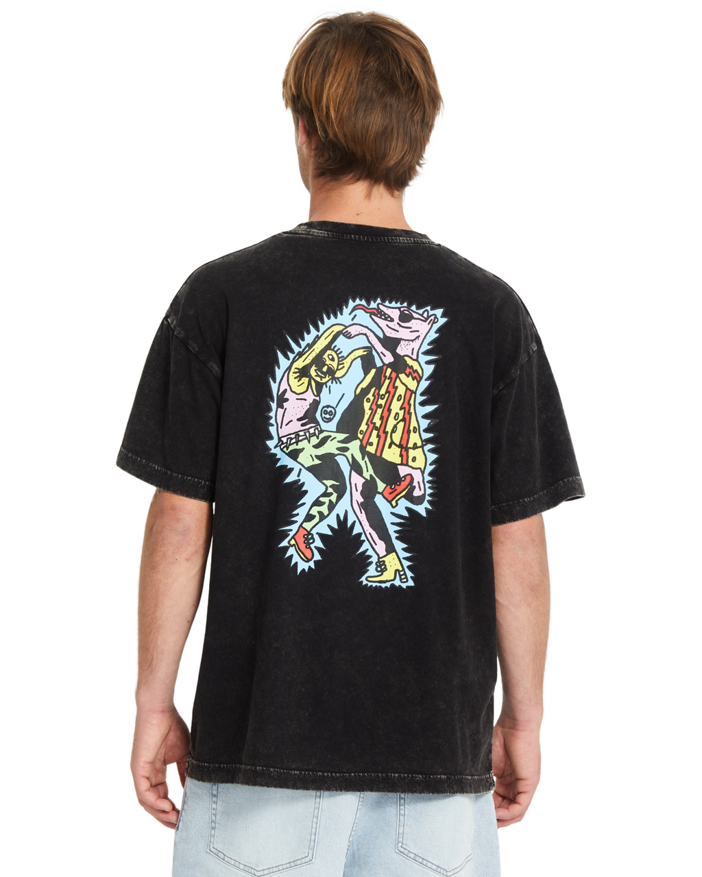 Volcom Bob Mollema 1 LSE camiseta manga corta hombre detail 1 | LIGHT ACID BLACK