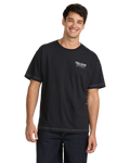 Kurzarm-T-Shirt Volcom Timewave - Antikschwarz