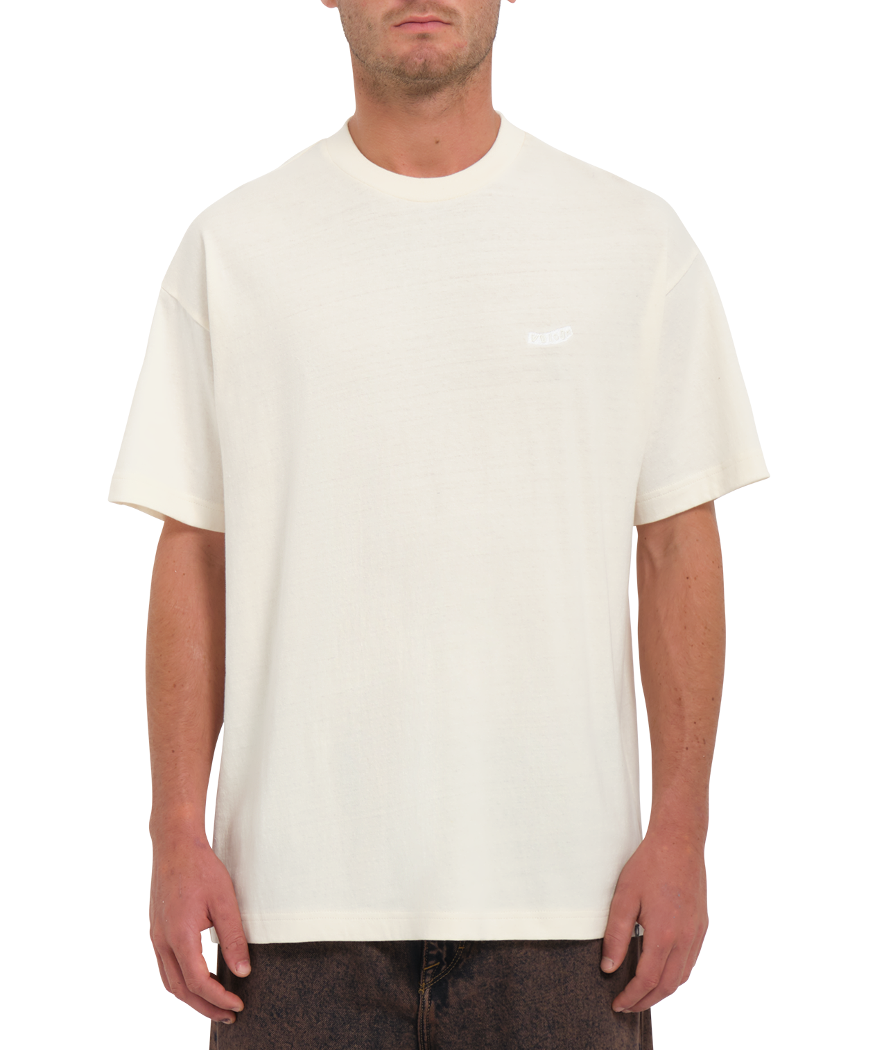 Volcom Pistol Stone Short Sleeve T-Shirt - Dirty White