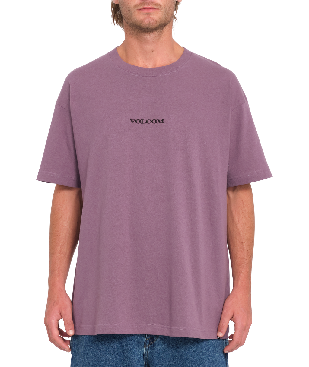 T-shirt à manches courtes Volcom Volcom Stone - Violet Vintage
