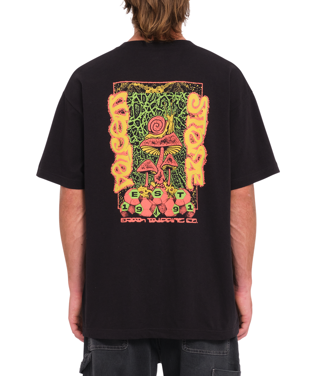 Camiseta de manga corta Volcom Mindoor - Black