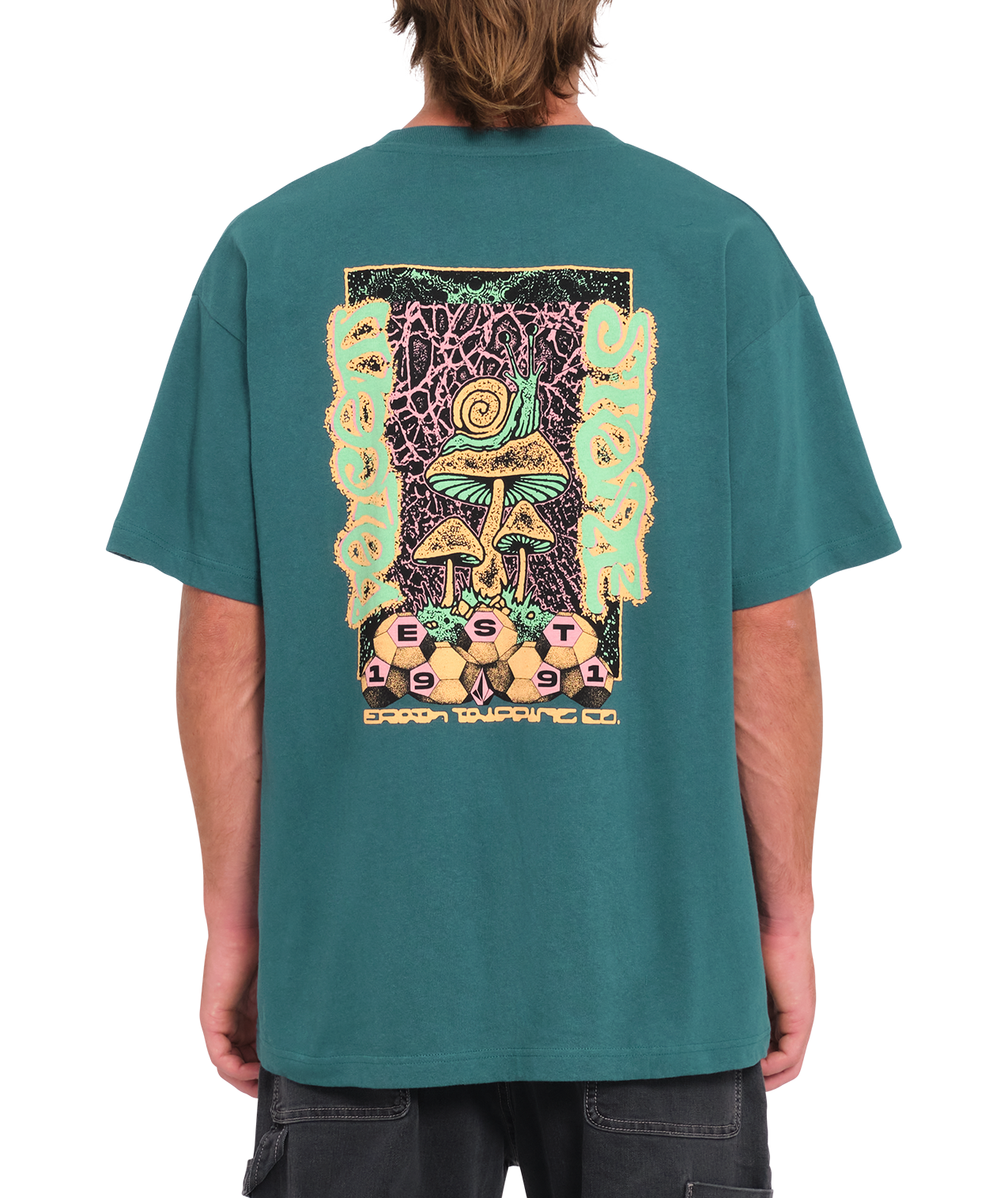 Volcom Mindoor Short Sleeve T-Shirt - Evergreen