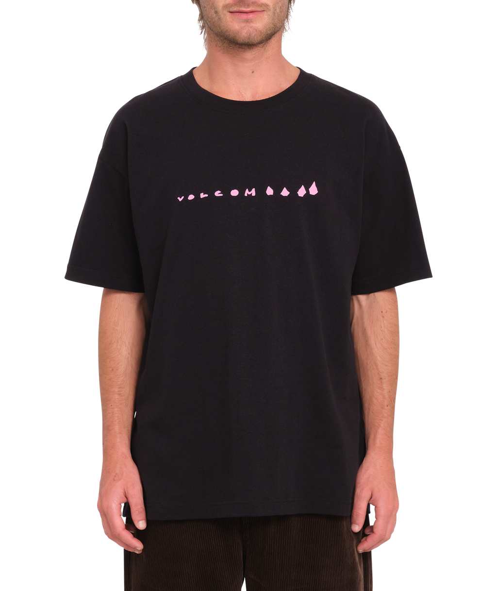 Volcom Arthur Dino Short Sleeve T-Shirt - Black