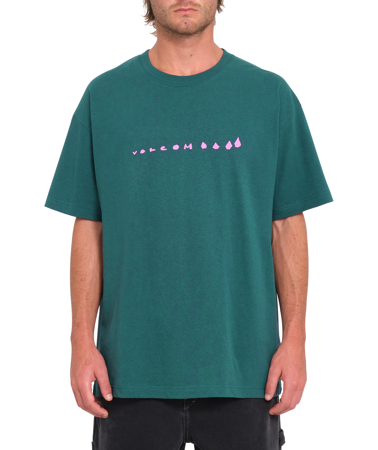 Kurzarm-T-Shirt Volcom Arthur Dino - Evergreen
