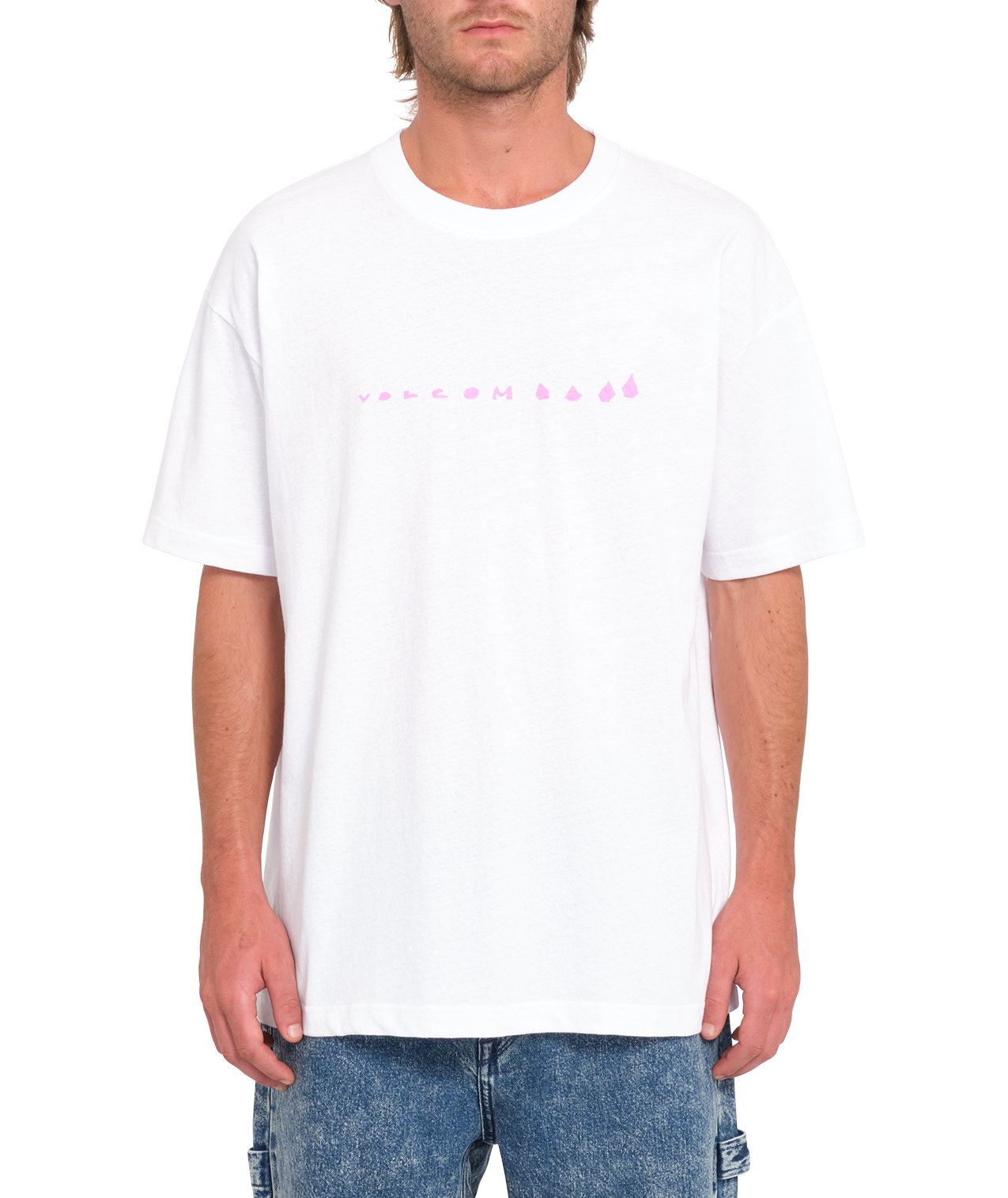 Volcom Arthur Dino Short Sleeve T-Shirt - White