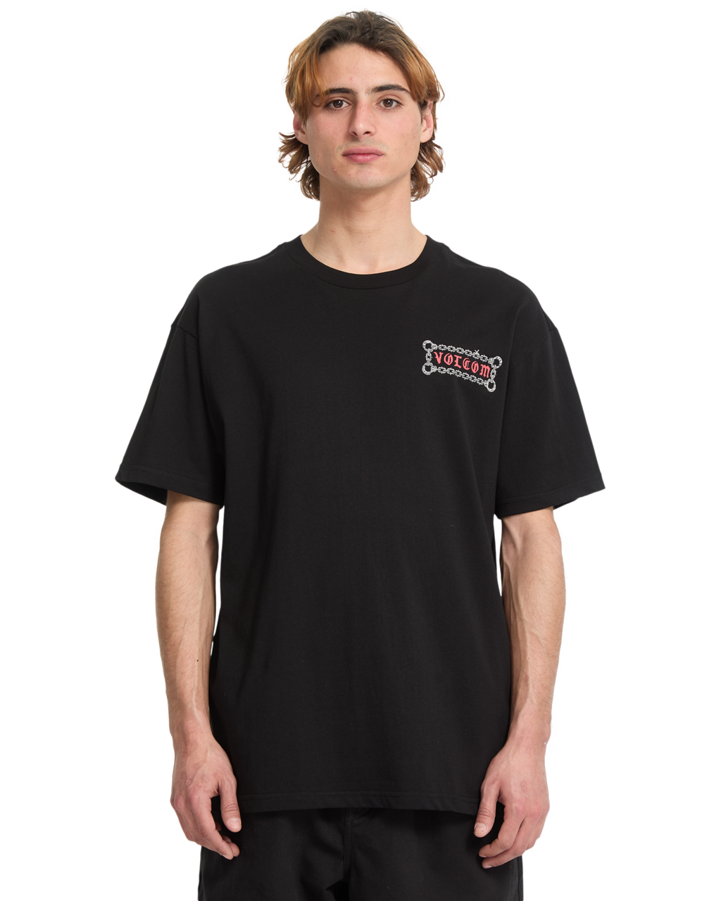 T-shirt à manches courtes Volcom Fa Daniel Shepard Unlocked - Noir