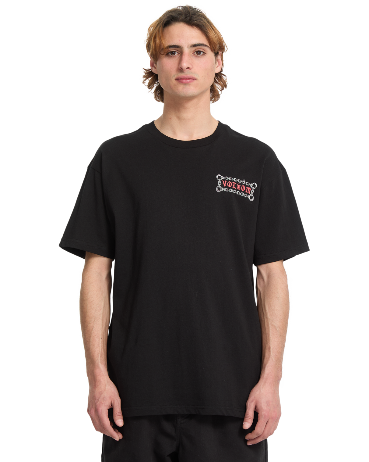 T-shirt à manches courtes Volcom Fa Daniel Shepard Unlocked - Noir