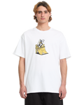 Kurzarm-T-Shirt Volcom Fa Daniel Shepard Walleye - Weiß