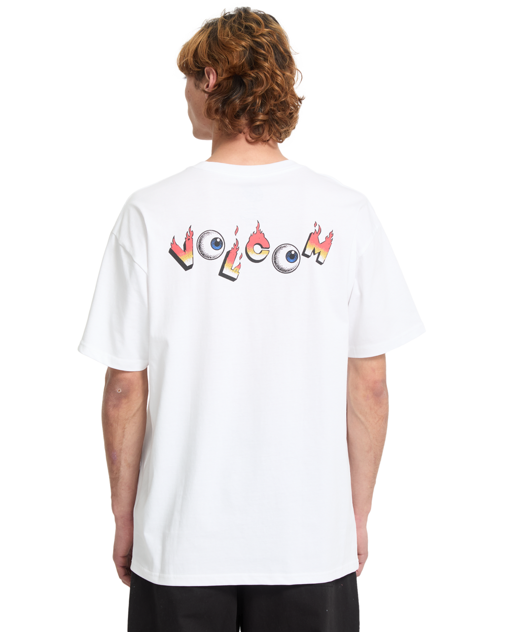 T-shirt à manches courtes Volcom Fa Daniel Shepard Walleye - Blanc