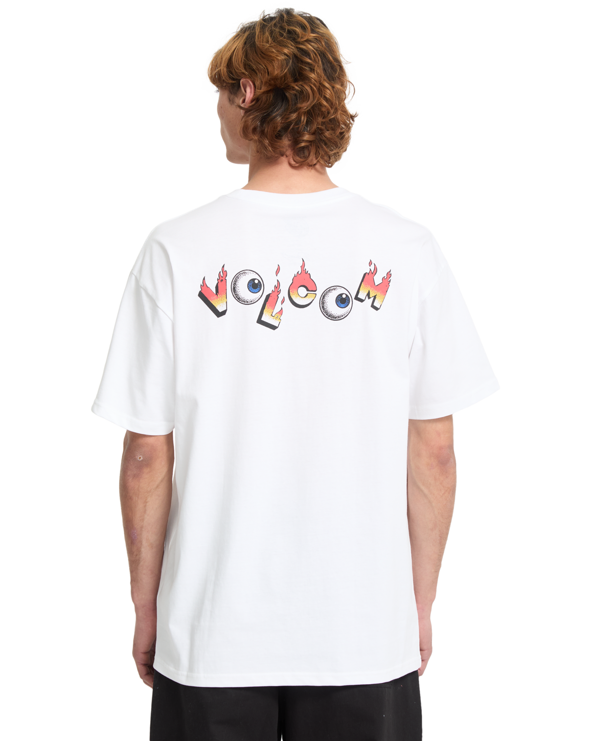 T-shirt à manches courtes Volcom Fa Daniel Shepard Walleye - Blanc