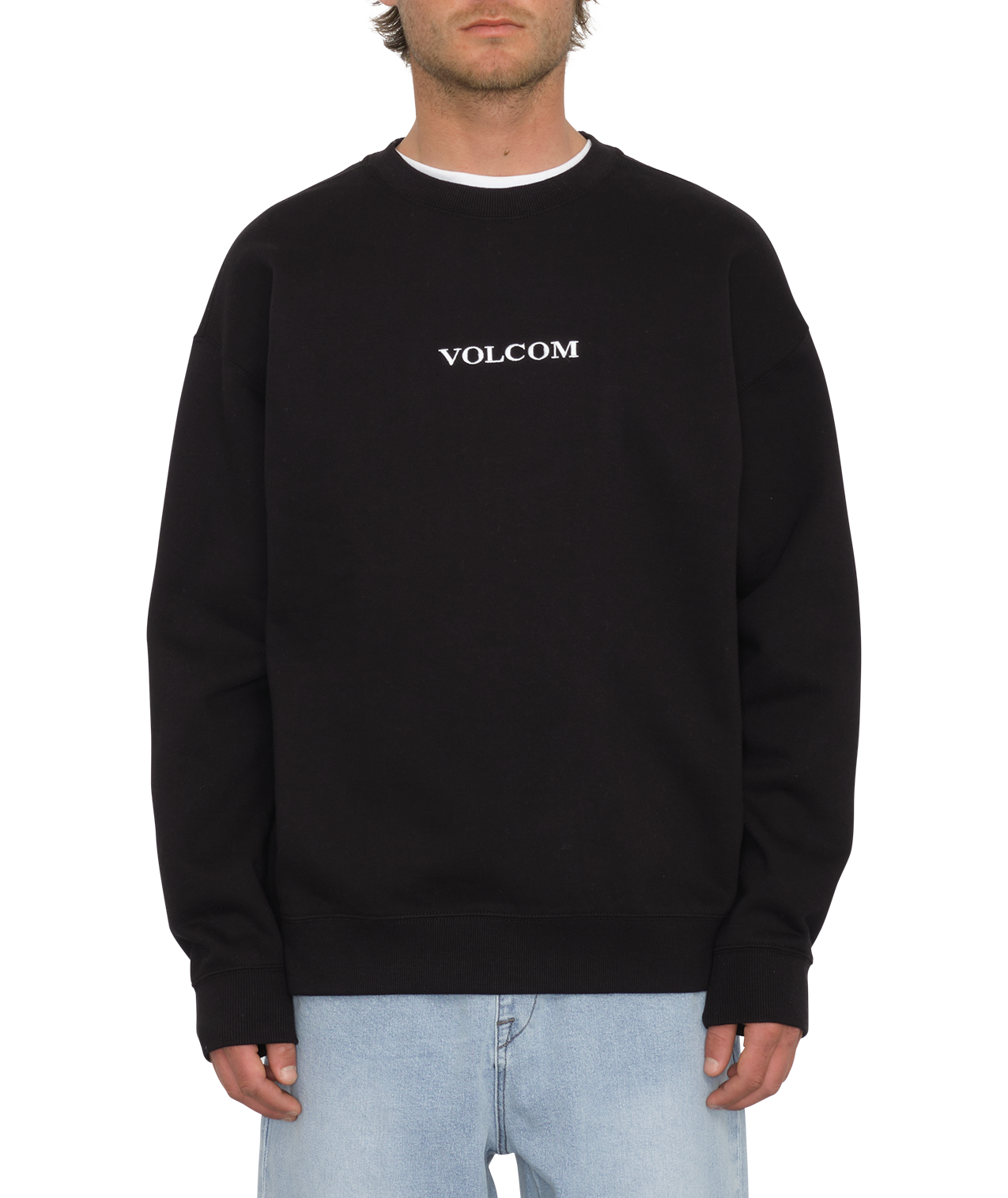 Volcom Volcom Stone Crew Fleece Sweatshirt - Black