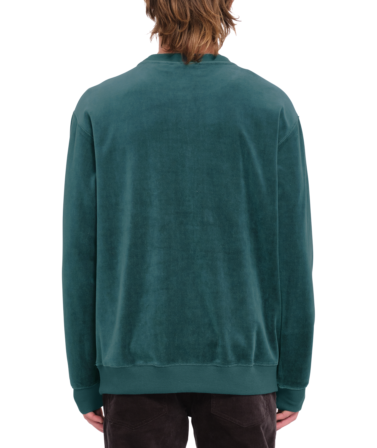 Sweatshirt Volcom Single Stone Velvet Crew - Evergreen