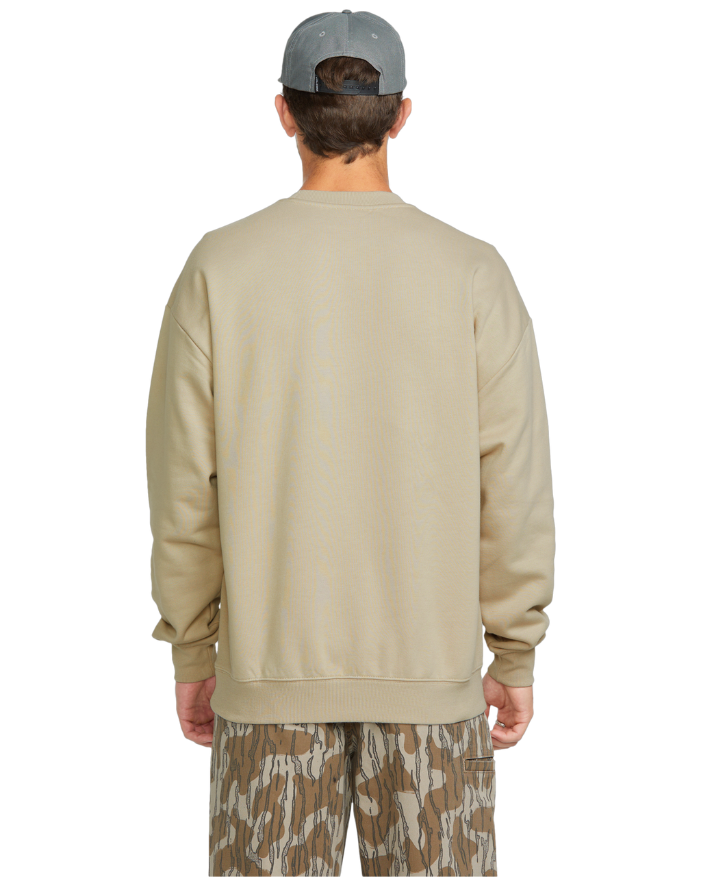 Felpa Volcom Operators Crew - Khaki Chiaro