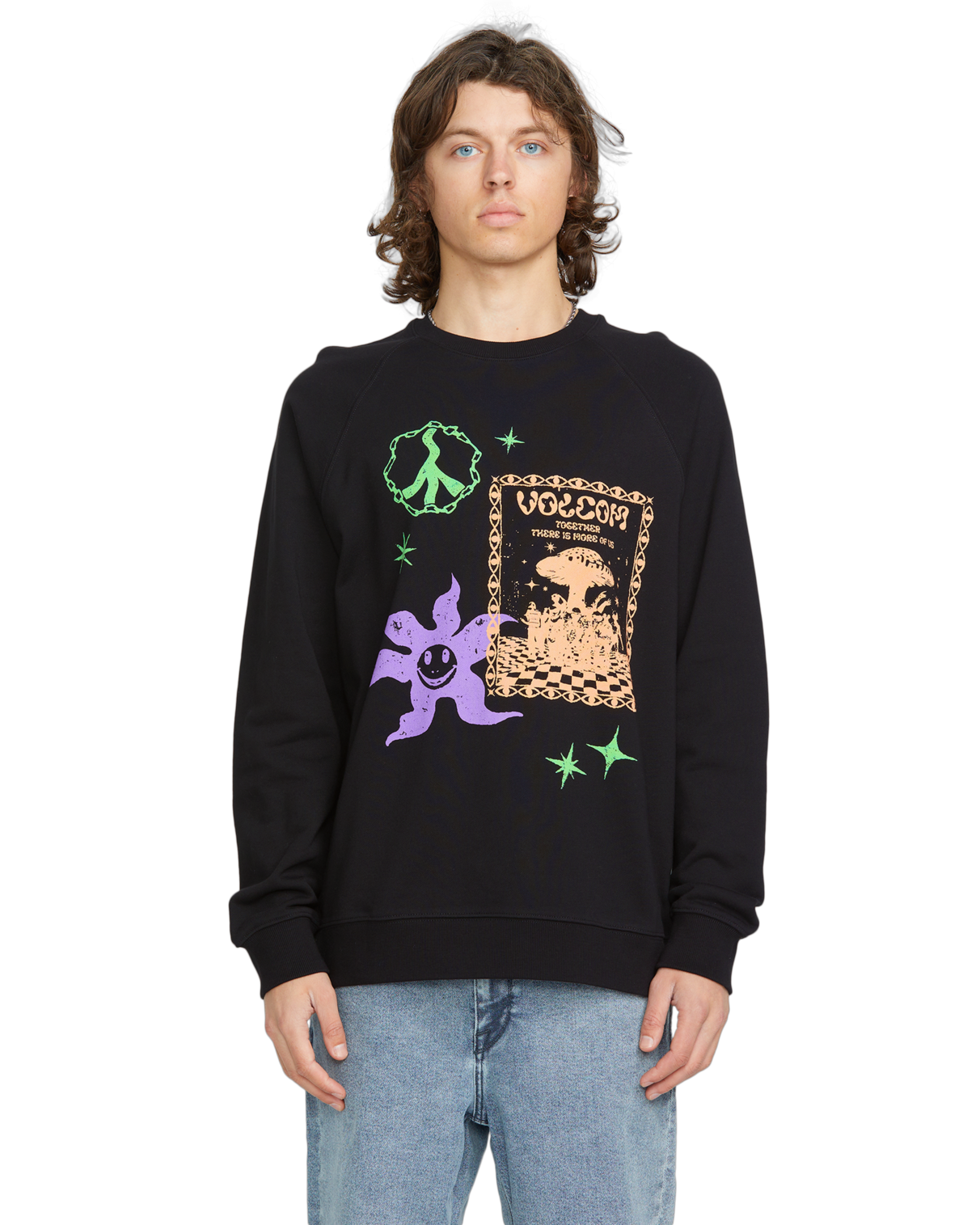 Sweatshirt Volcom Fa F Rygalski Crew - Noir