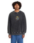 Sudadera Volcom Fa Bob Mollema Crew - Light Acid Black