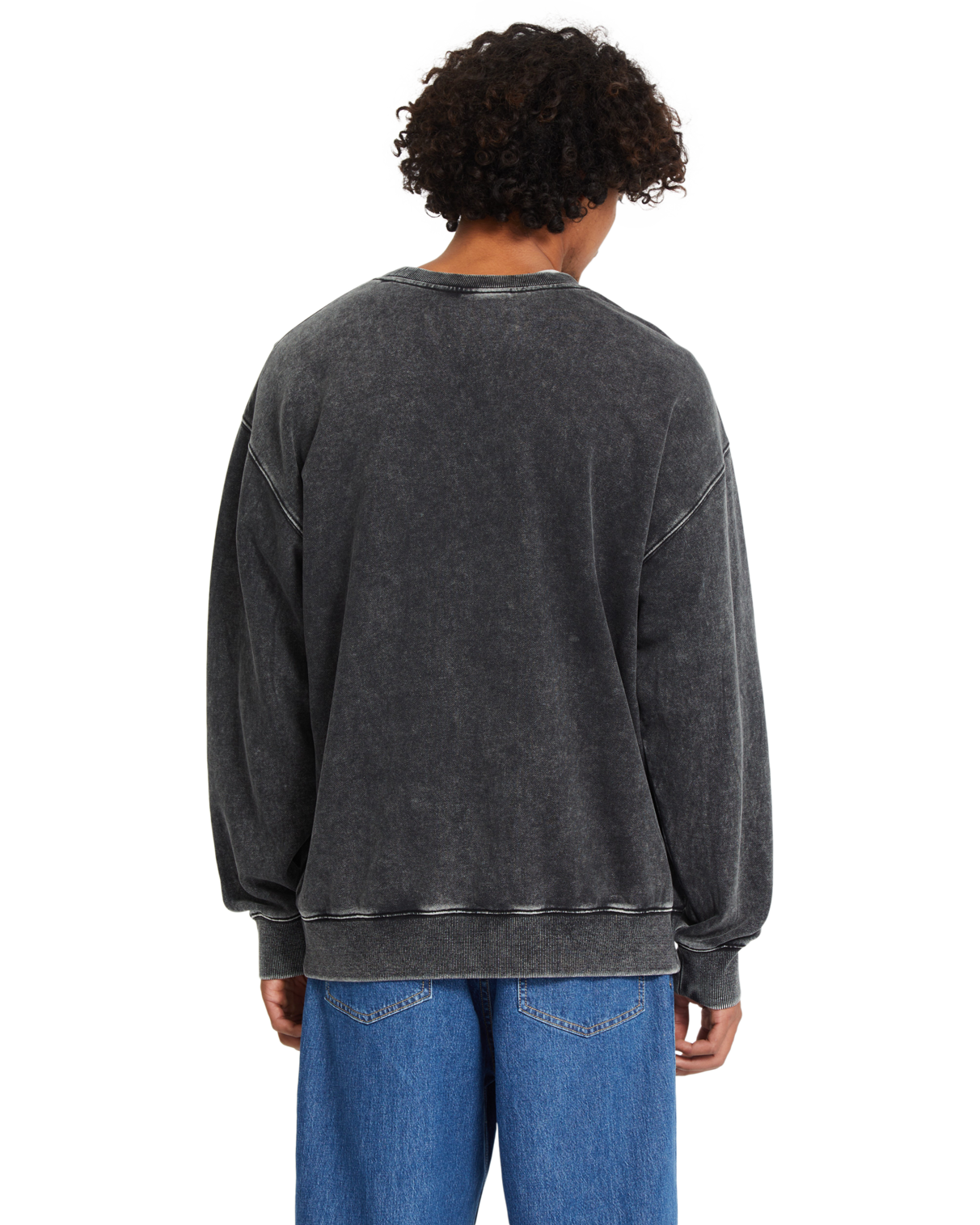Sweatshirt Volcom Fa Bob Mollema Crew - Light Acid Black
