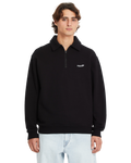 Felpa Volcom Nevermine Terry Crew - Nero