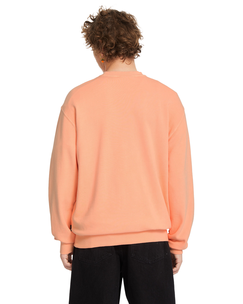 Felpa Volcom Single Stone Tw Crew - Pesca Pallido