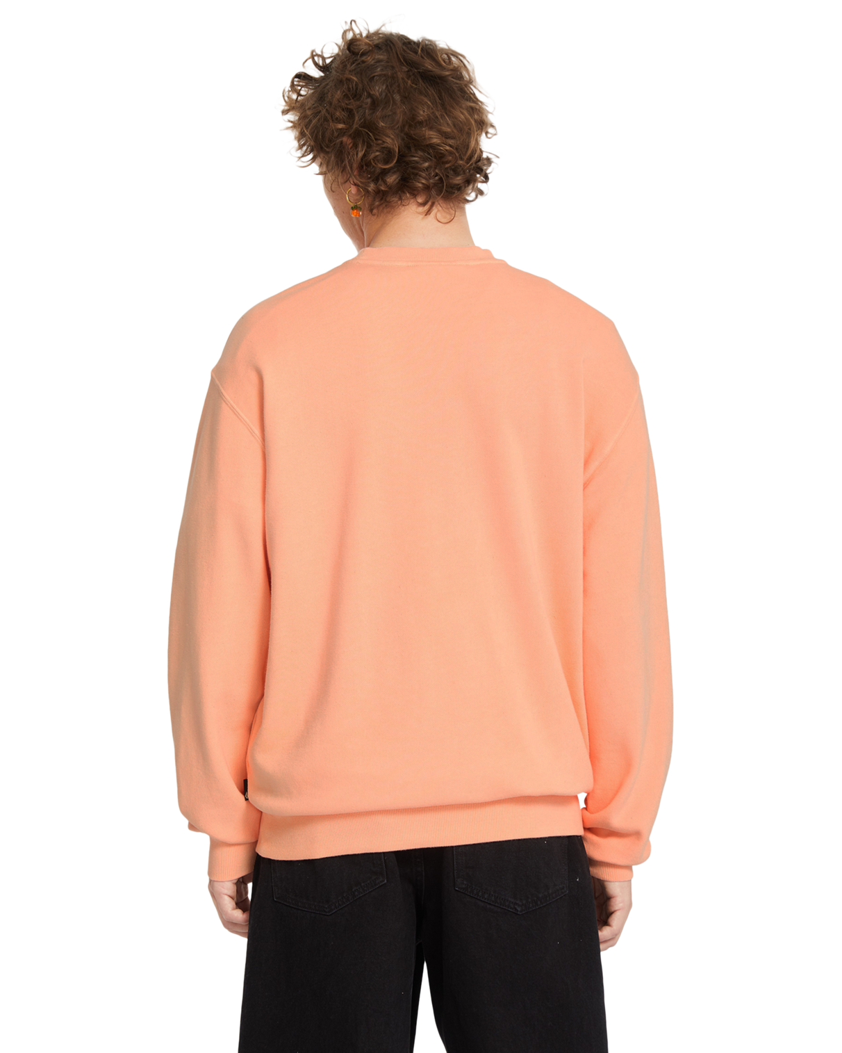 Felpa Volcom Single Stone Tw Crew - Pesca Pallido