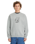 Volcom Noder Crew Sweatshirt - Heather Grey