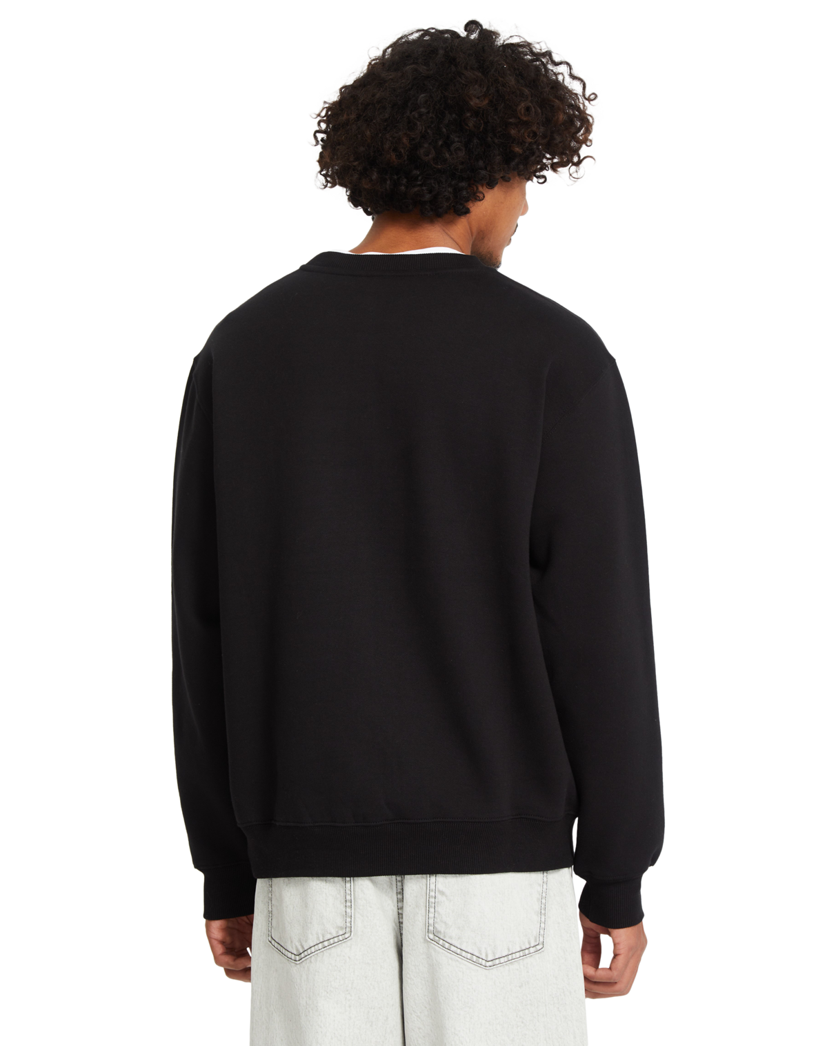 Felpa Volcom Single Stone Crew - Volcom Nero