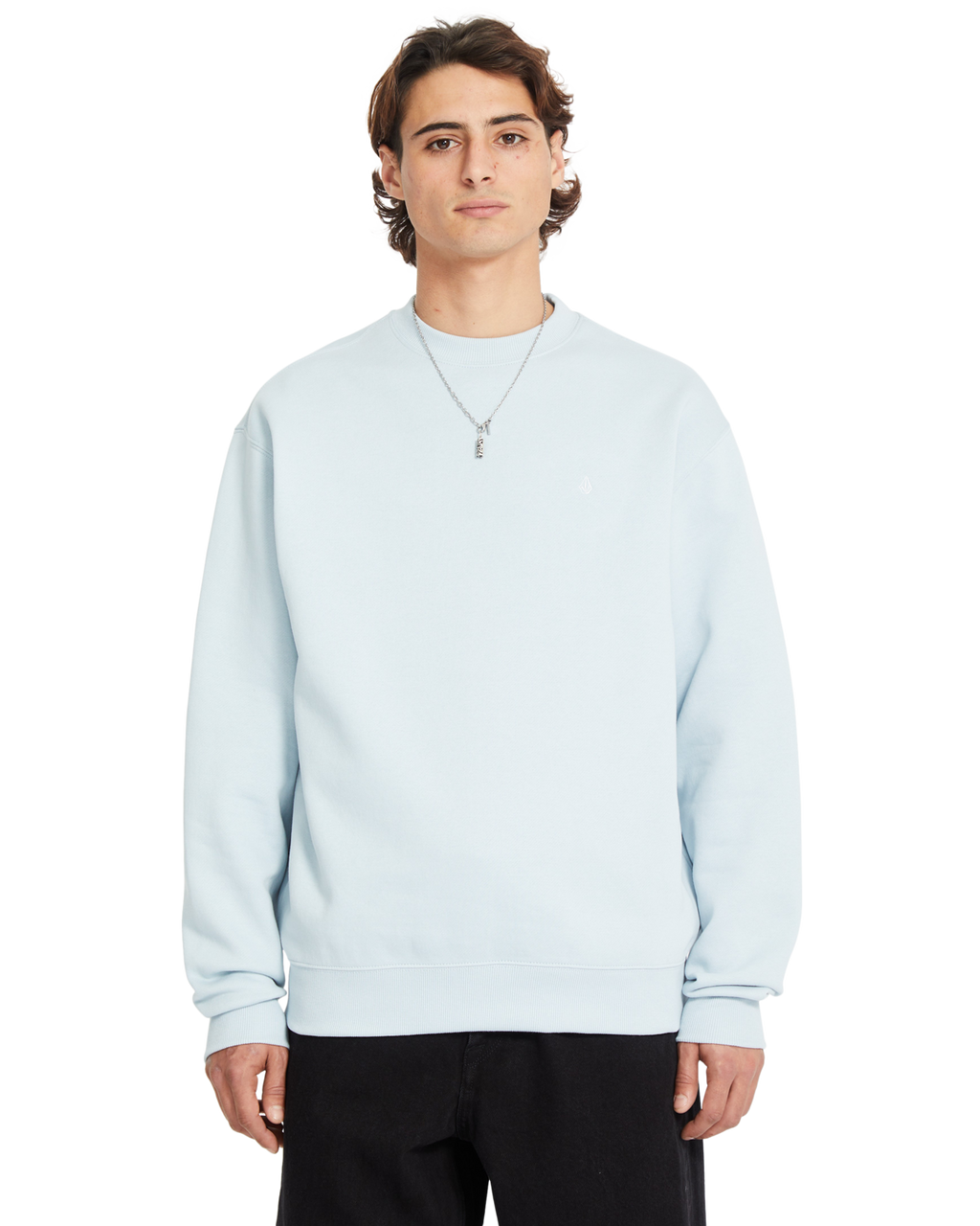Felpa Volcom Single Stone Crew - Carolina Blue