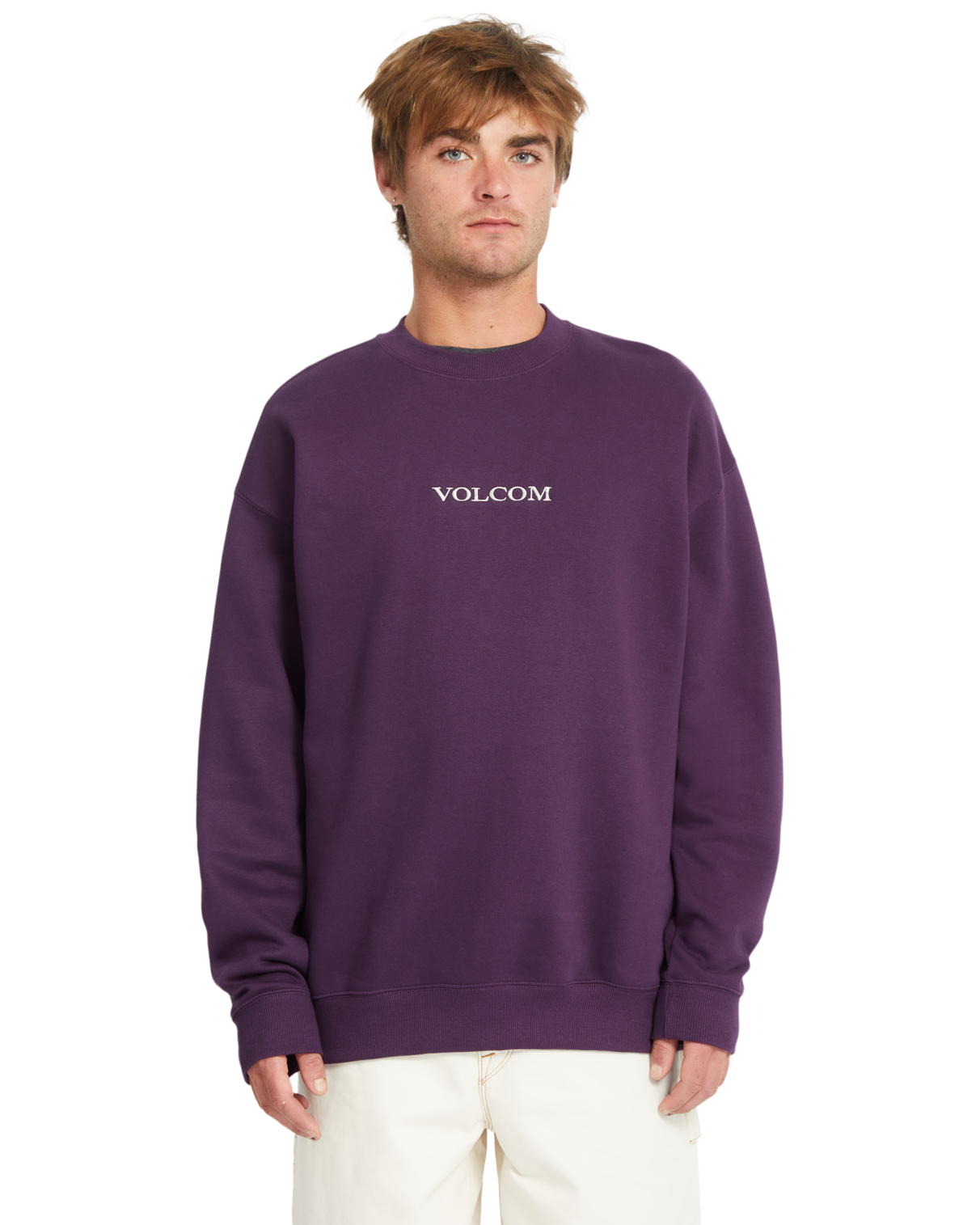 Felpa Volcom Volcom Stone Crew - Uva Reale