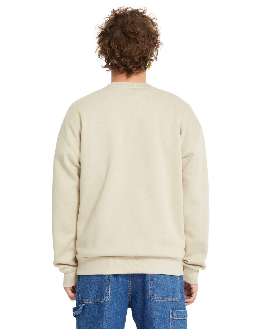Felpa Volcom Volcom Stone Crew - Khaki Chiaro
