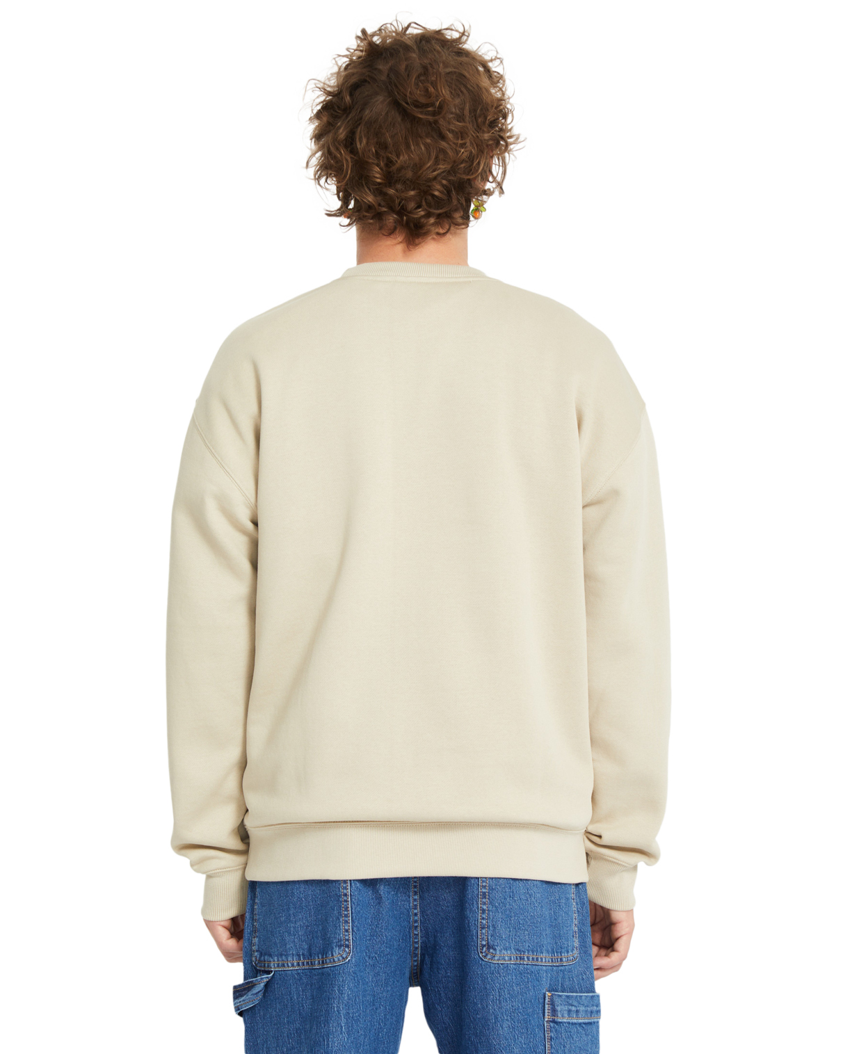 Felpa Volcom Volcom Stone Crew - Khaki Chiaro