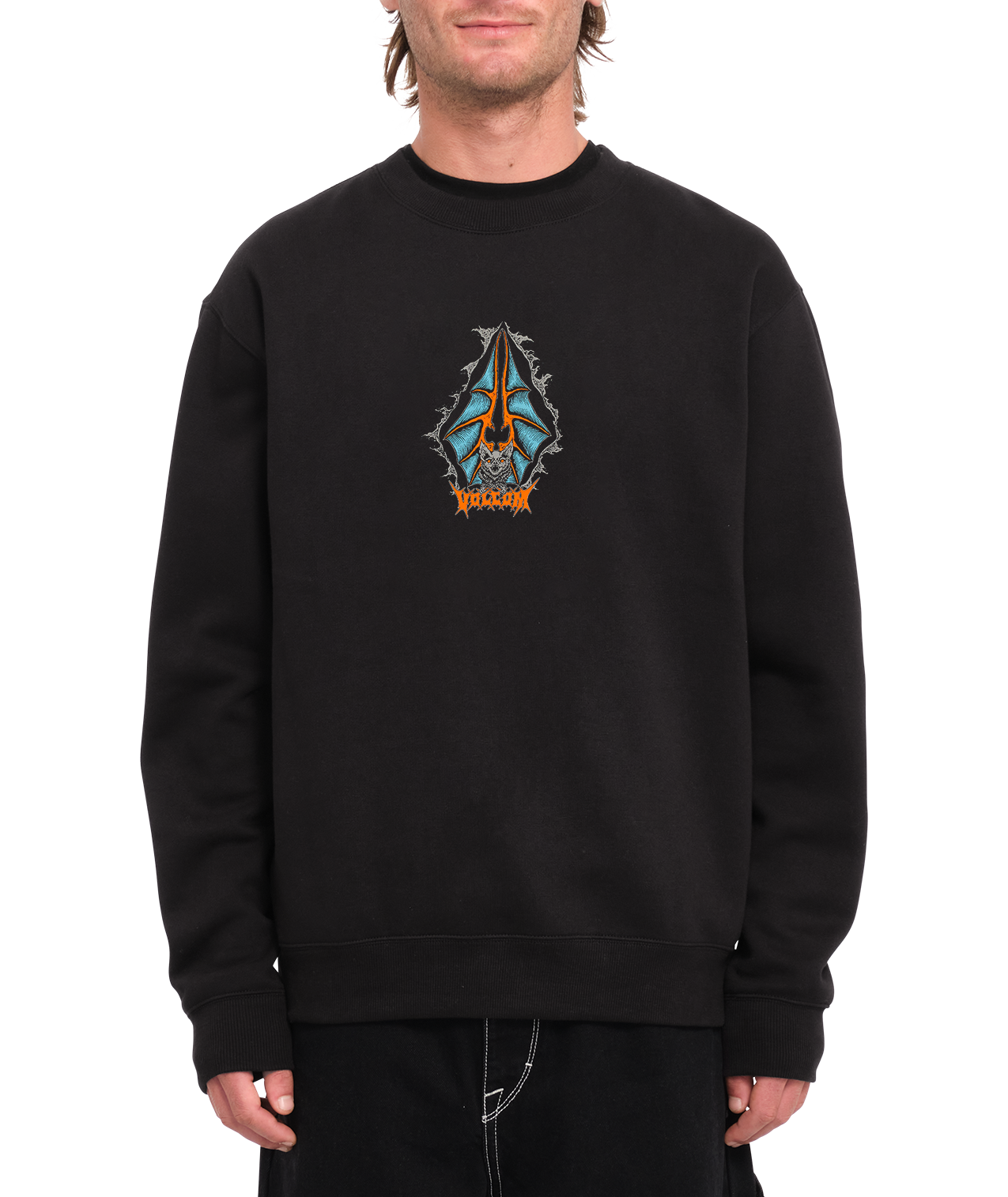 Felpa Volcom Watanite Crew - True Black