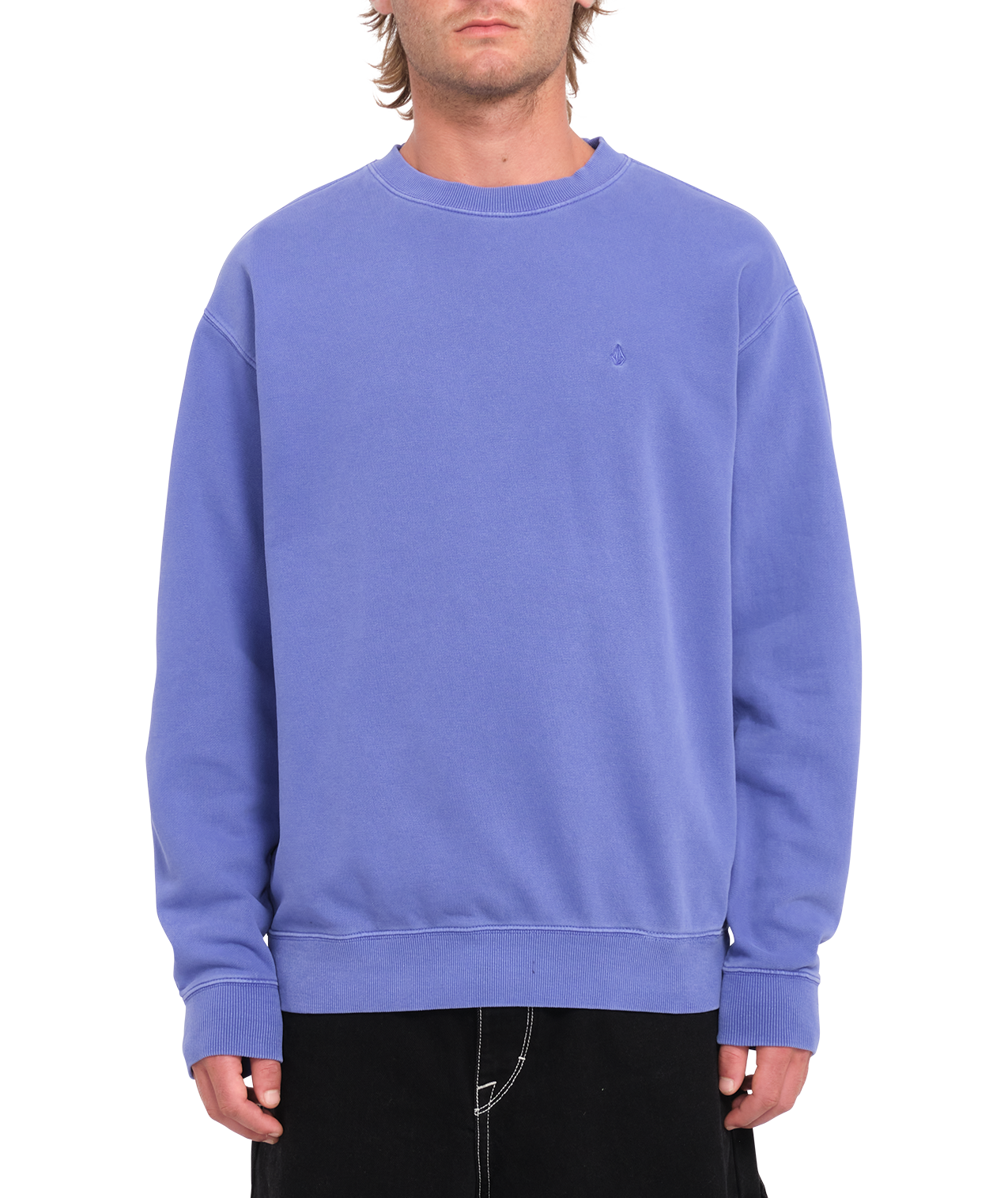 Sudadera Volcom Single Stone Pw Crew - Ballpoint Blue
