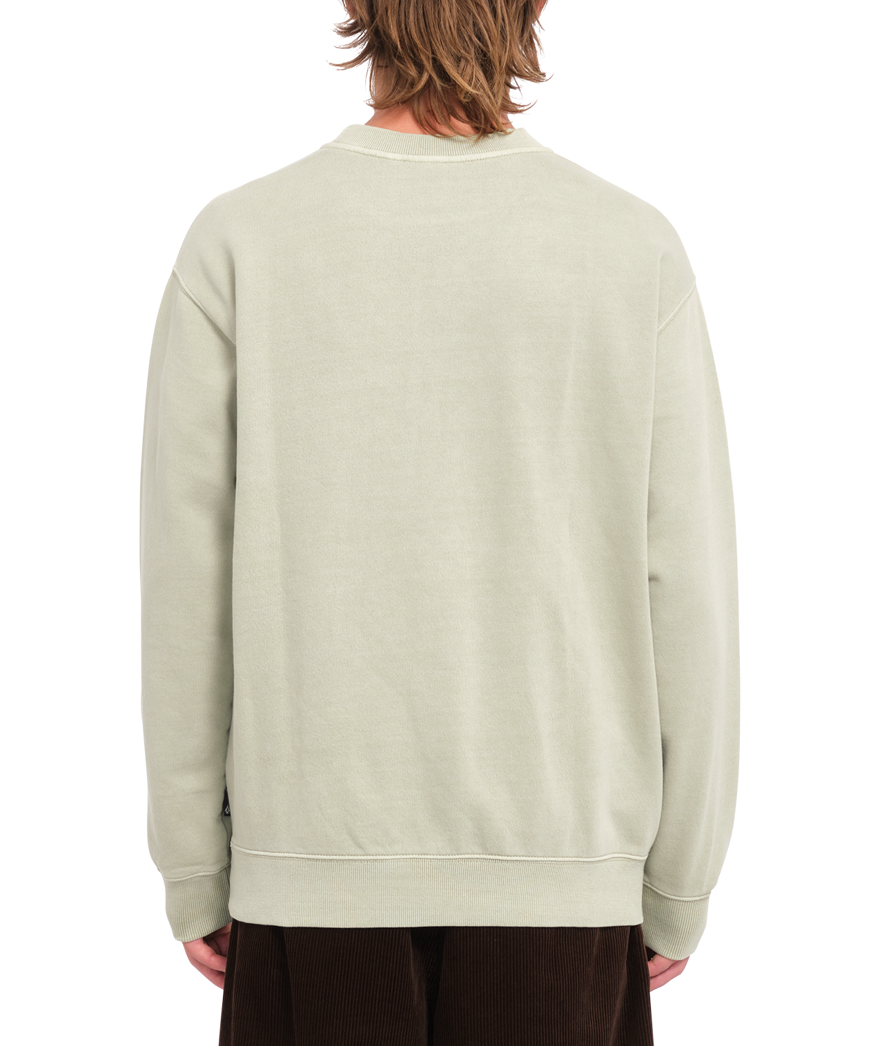 Volcom Single Stone Pw Crew Sweatshirt - Green Tea