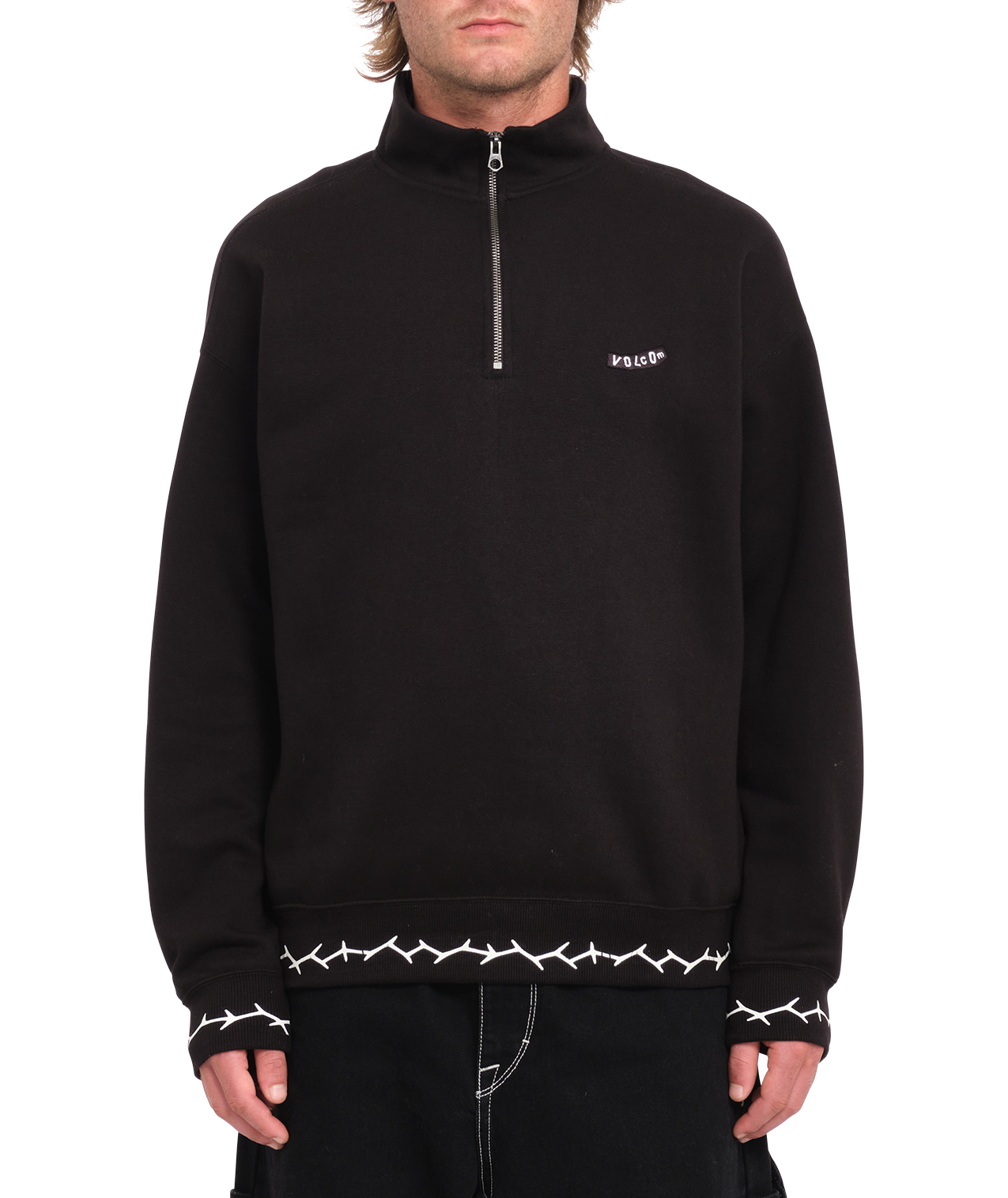 Volcom Mocklov Crew Sweatshirt - Black