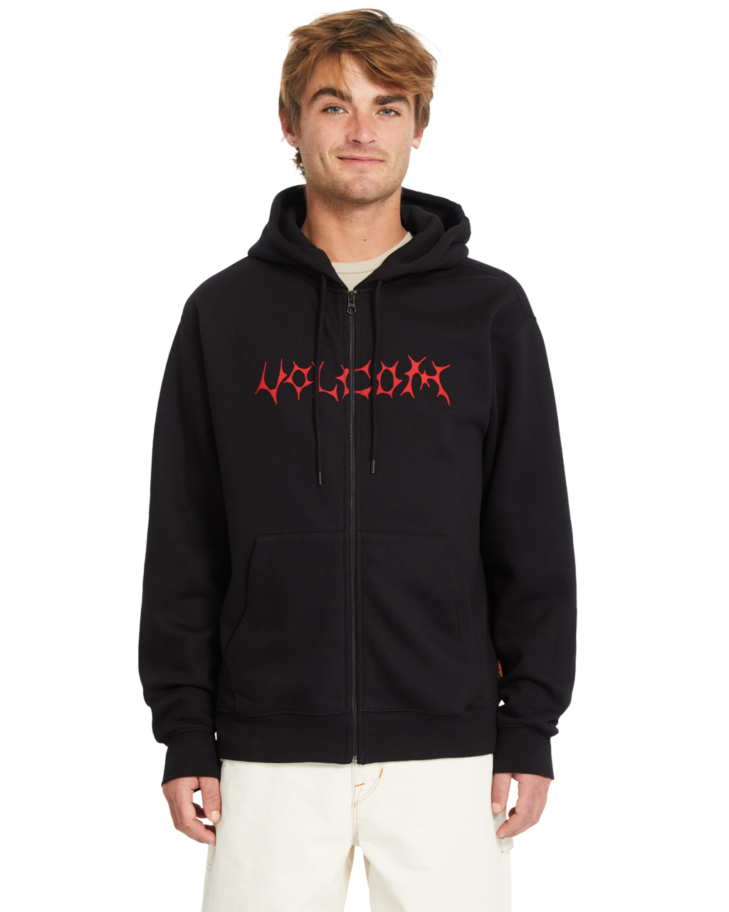 Felpa con zip Volcom Watanite Zip - True Black