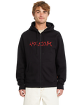 Volcom Watanite Zip Hoodie - True Black