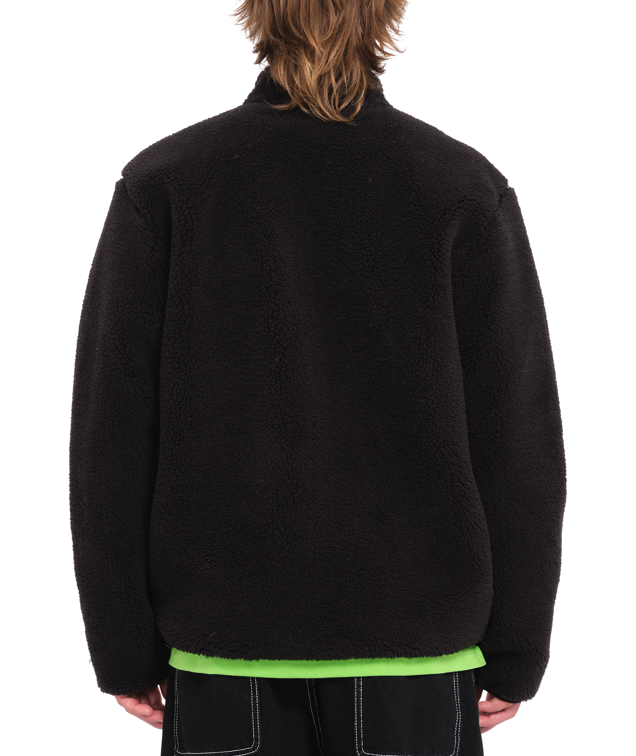 Volcom Muzzer Fuzzar Zip Hoodie - Black